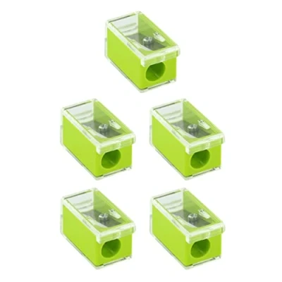 Imagen de KUM AZ1022216 G sacapuntas con contenedor, micro K1 verde, 5 piezas, pequeño