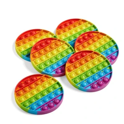 Imagen de Learning Resources Burbujas sensoriales antiestrés, Practicar Preescolar, niños pequeños, Aprender el Alfabeto, Juguetes para desarrollar motricidad Fina (Set de 6), Talla única (95429)