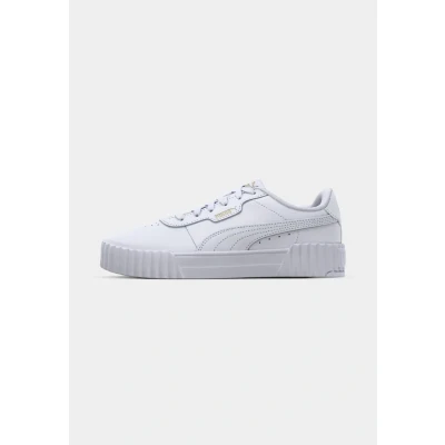 Imagen de Puma Carina 3.0 Zapatillas, Mujer, Talla: 42.5, White/gold Piel/tejido sintético