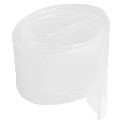 Imagen de sourcing map Relación 2: 1 50mm Dia Transparente Poliolefina Termorretráctil Tubería 2M 6.6Pies