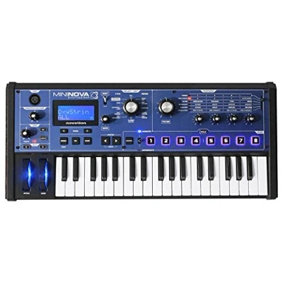 Imagen de Novation Sintetizador compacto de modelado analógico MiniNova con 37 miniteclas Novation. Potente, y fuerte, vocoder corrección del tono, 256 sonidos incluidos 5 efectos por capa voz