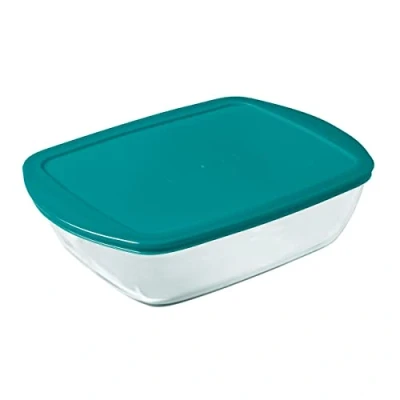 Imagen de Pyrex Oven Dish with lid Cook &amp; Store 17 x 10 6 cm / 400 ml