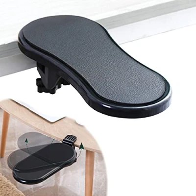 Imagen de Reposabrazos de Muñeca Ajustable,Ajustable ordenador Resto Apoyabrazos,Desk Extender Ajustable en 180 ,Alfombrilla Ergonómica para Ratón,Relaja los Músculos del Hombro