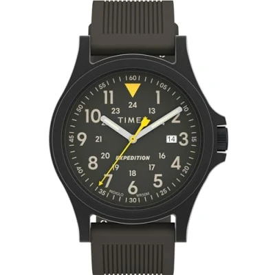 Imagen de Timex Reloj Analógico para Hombres de Cuarzo con Correa en Silicona TW4B300009J