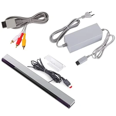Imagen de Link e : Cargador de Red, Cable AV y Barra Sensores con Compatibles la Consola Nintendo Wii