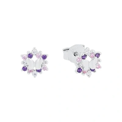 Imagen de Prinzessin Lillifee Schmetterlinge Pendientes para niños, Talla: One Size, Lila