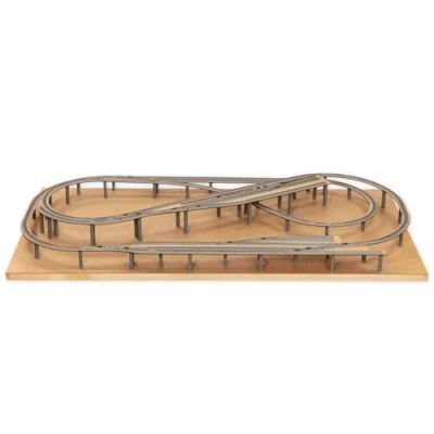 Imagen de NOCH® Easy Track® Kit de construcción surcos Albulabahn, 1:160 N, 200 x 100 cm, para maquetas ferrocarril