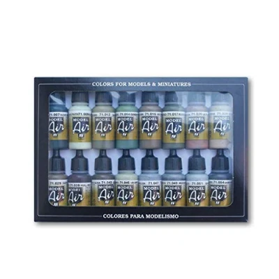 Imagen de Vallejo 3071185 71185 Model Air Set 16 Colo, Color Surtido (3071185)