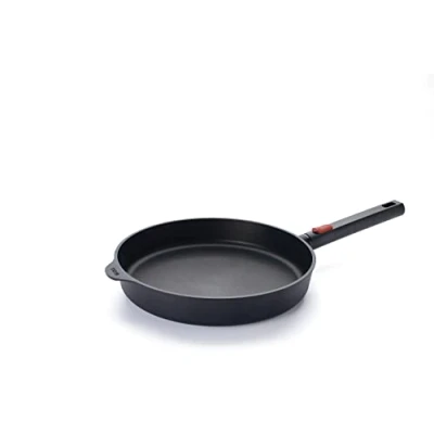 Imagen de Woll Diamond Logic XR Sartén (inductiva, diámetro de 28 cm, 5 cm alto, con mango extraíble, apta para todo tipo fuegos, aluminio fundido, revestimiento antiadherente, horno, color