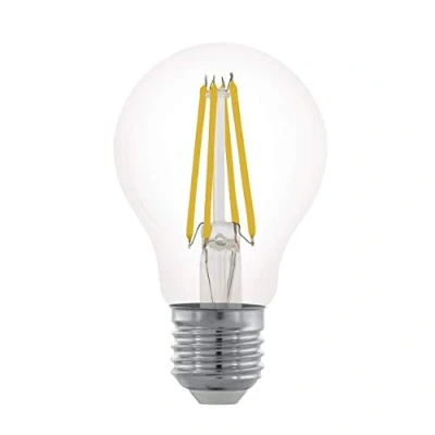 Imagen de Eglo LED E14, bombilla clásica en forma de gota, gota para iluminación retro, 4 vatios (equivalente a 60 vatios), 806 lúmenes, blanco cálido, 2700k, Edison P45, Ø 4,5 cm