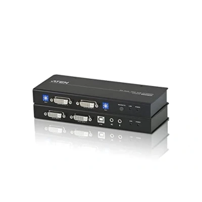 Imagen de Aten CE604 Negro Extensor de consola (480 g, 0 50 C, 20 60 80%, Negro, DVI)