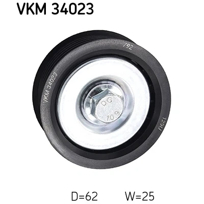 Imagen de SKF VKM 34023 Rodillo Guia con material de fijación SAAB: 9 5 Berlina, 3 Hatchback, Familiar norauto, oscaro, mister auto
