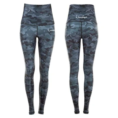 Imagen de WINSHAPE Leggings para Mujer Functional Power Shape Tights HWL102, Estampado de Camuflaje, Estilo Slim