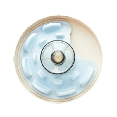 Imagen de PetDreamHouse SPIN Rompecabezas Interactivo de alimentación Lenta para Perros, Laberinto OVNI, Nivel dificultad, complicado, Azul bebé
