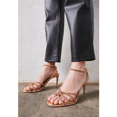 Imagen de Steve Madden Kailyn Sandalias de tacón, Mujer, Talla: 37, Rose gold Zapatos