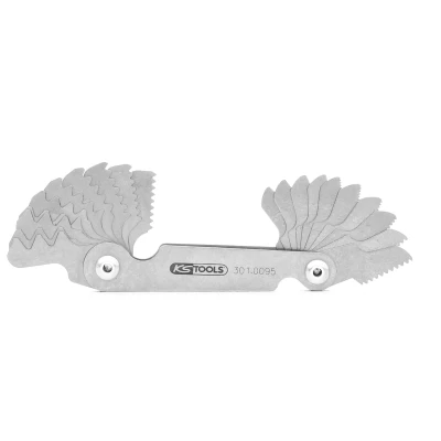 Imagen de KS TOOLS 301.0095 Galga de rosca 20 con métrica Acero elástico