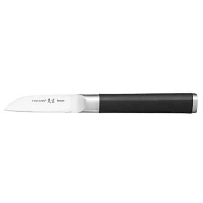 Imagen de Fiskars Cuchillo para pelar, Sensei, Longitud total: 18,2 cm, Acero inoxidable alto carbono/plástico, 1024273