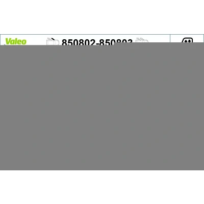 Imagen de Valeo Elevalunas Delante, izquierda eléctrico sin electromotor con función de confort 850802 SKODA: Fabia 2