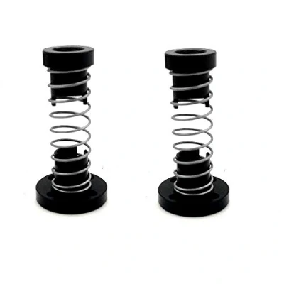 Imagen de Paquete de 2 tuercas TR8 x 4 T8 POM anti contrapeso para impresora 3D Ender 5 / Pro/Plus, paso mm, varilla roscada Acme que elimina el resorte brecha (paso plomo mm)