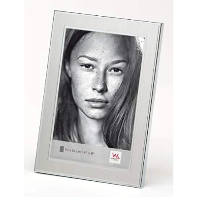 Imagen de Walther design Marco, Metal, Plata Mate, 10 x 15 cm