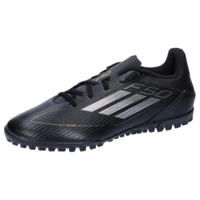 Imagen de adidas Performance F50 CLUB TF Botas de fútbol multitacos, Hombre, Talla: 42 2/3, Core black/iron metallic/gold metallic Zapatos