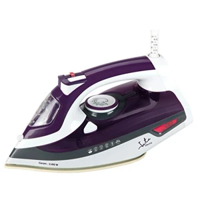 Imagen de Jata PL221C Plancha de Vapor con suela cerámica. Autolimpieza, antigoteo y antical permanente. 20 30 g/min. Depósito 350 ml. 2400 W