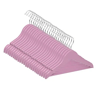 Imagen de COM FORT HOUSE Percha Madera Cadete Infantil Color Rosa de Arce con Muescas Antideslizantes 30 x 1.2 22 cm Pack 12 Unidades