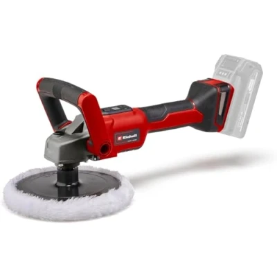 Imagen de Einhell Máquina pulidora lijadora con batería CE CP 18/180 Li E Solo Power X Change (18 V, iones de litio, Ø180 mm, incl. capuchas pulido adicionales + papel lijasin, sin ni cargador)
