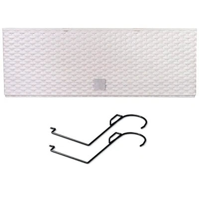 Imagen de Jardinera para balcón RATO CASE W , dimensiones (mm) 580x180x195, color Blanco