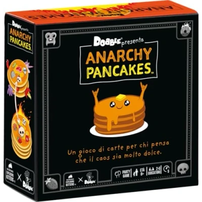 Imagen de Asmodee Dobble Anarchy Pancakes Juego de Cartas, 2 8 Jugadores, 6+ años, edición en Italiano