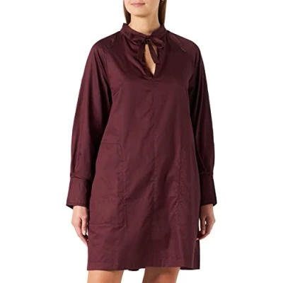 Imagen de G STAR RAW V Neck Tunic Kleid , Vestido para Mujer, Púrpura (vineyard wine D19054 D197 D303), M