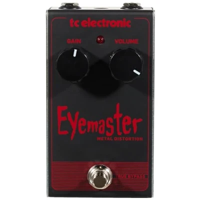 Imagen de TC Electronic EYEMASTER metal DISTORTION Pedal de distorsión que golpea el cráneo con interfaz 2 perillas para ganancia insana