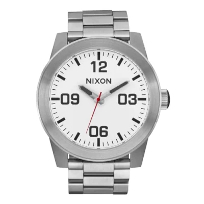 Imagen de Nixon Reloj Analógico para Unisex Adulto de maquinaria Japonesa Cuarzo con Correa en Acero Inoxidable A346 179 00