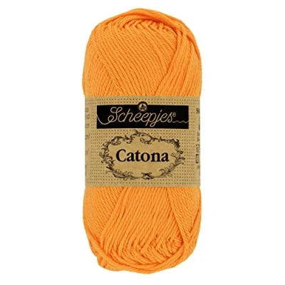 Imagen de Scheepjes Hilo Catona 411 Sweet Orange 1 x 50 g