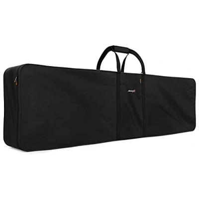 Imagen de Audibax Onyx Bag 88 Plus Funda para Teclados y Pianos de 49 Teclas Bolso con Asas Asa Hombro Extraíble Mochila Acolchada un Piano Digital Estuche Fabricado en Poliéster