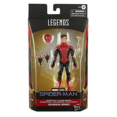Imagen de Marvel Legends Series Figura de acción 6 pulgadas, diseño Spider Man Unmasked No Way Home