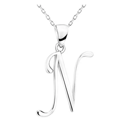 Imagen de SOFIA MILANI Collar para Mujeres en Plata de Ley 925 Colgante N Carta 50355