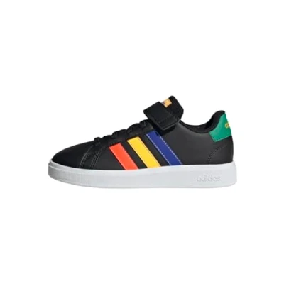 Imagen de Zapatillas con cordones elásticos y tira superior para niños adidas Grand Court