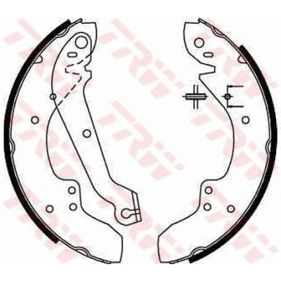 Imagen de TRW GS6167 Zapatas de Freno 254 56
