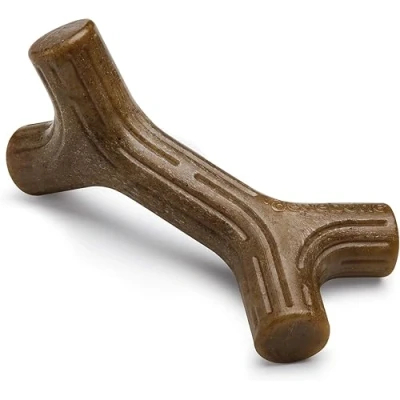 Imagen de Benebone Juguete masticable Indestructible para Perros masticadores agresivos, rompe el aburrimiento Resistente de Larga duración Perros, Sabor Real a Tocino, pequeños, Fabricado en