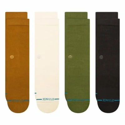 Imagen de Stance ICON CREW 4 PACK Calcetines, Talla: Medium, Gold