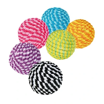 Imagen de Trixie 54 Bolas Espirales, 6 Colores, ø4.5 cm