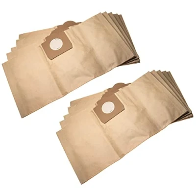 Imagen de vhbw 10x bolsa reemplaza Kärcher 6.904051.0, 6.904 051.0, 69040510, 6904 0510 para aspiradora papel, 56cm x 28,35cm, color arena