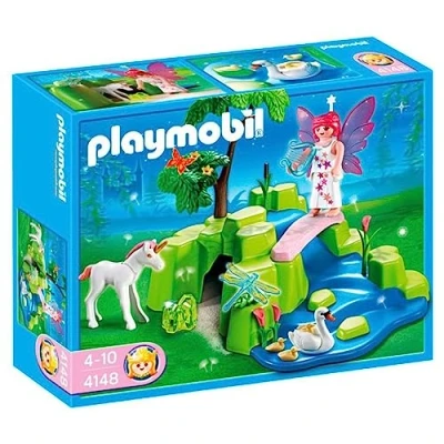Imagen de PLAYMOBIL Fairies, Compact Set Hada con Unicornio, a Partir de 4 años