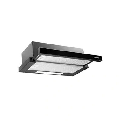 Imagen de Concept OPV3560 Campana extractora extensible (60 cm, 2 niveles de potencia, 69 W), color negro