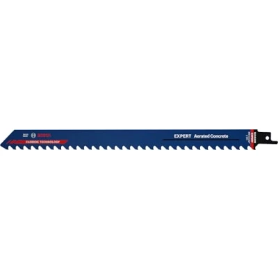 Imagen de Bosch Professional 3x Hojas de Sierra sable Expert ‘Aerated Concrete’ S 1241 HM (para Hormigón celular, Longitud 300 mm, accesorios sable)