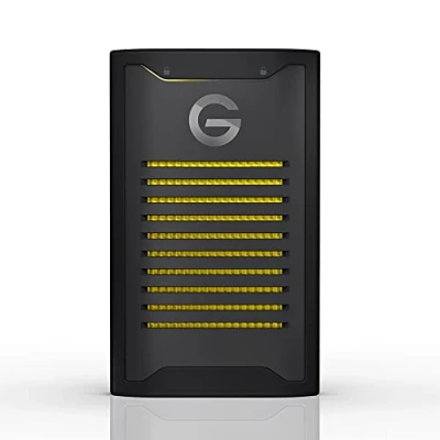 Imagen de SanDisk Professional 1TB, G Drive ArmorLock SSD, Memoria de Estado sólido NVMe con cifrado, 1000 MB/s, USB C (10 Gbps), Seguridad Alto Nivel, desbloqueo Sencillo Aplicaciones, ultrarrobusta