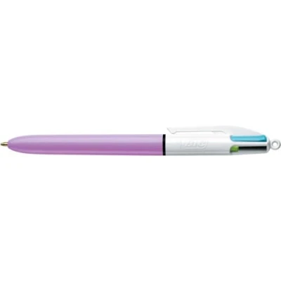 Imagen de Boligrafo bic cuatro colores fun purpura punta de 1 mm