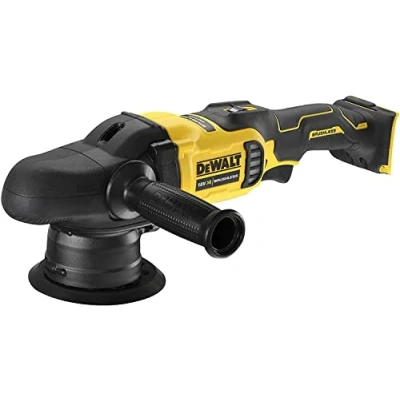 Imagen de DeWalt Pulidor de Doble acción XR 18V sin batería ni Cargador, Color Amarillo, DCM848N XJ
