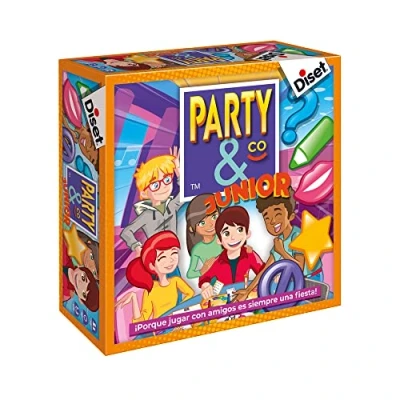 Imagen de Diset Juego Party &amp; co Junior, de mesa infantil multiprueba a partir 8 años